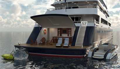 Simon Fraser Yacht exterior